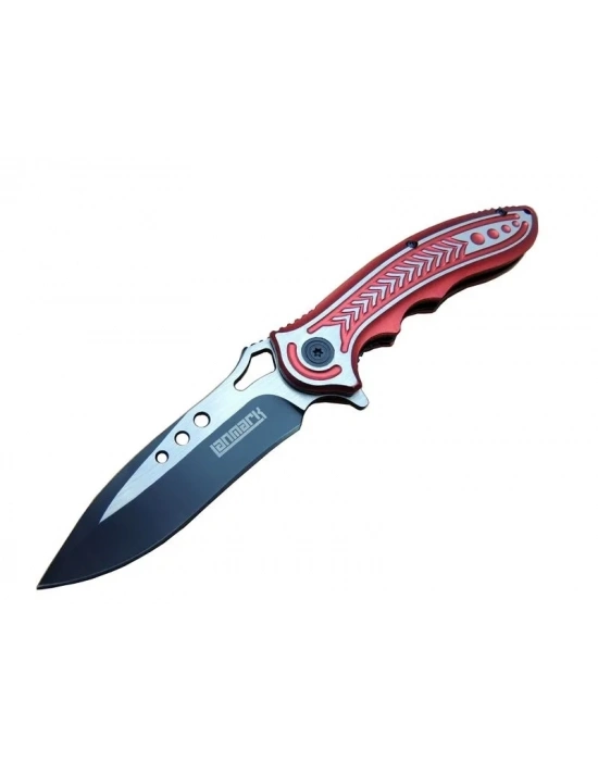 Lanmark Rd T60a Kamp Çakı 20 Cm - Kırmızı Sap, Otomatik, Kemerlikli