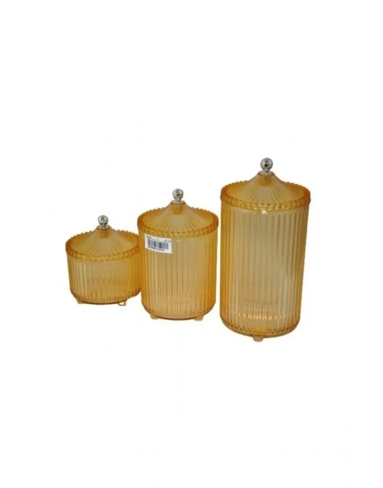 Lanus 3 Parça Large Büyük Drajelik Şekerlik Royaleks-EMN3450