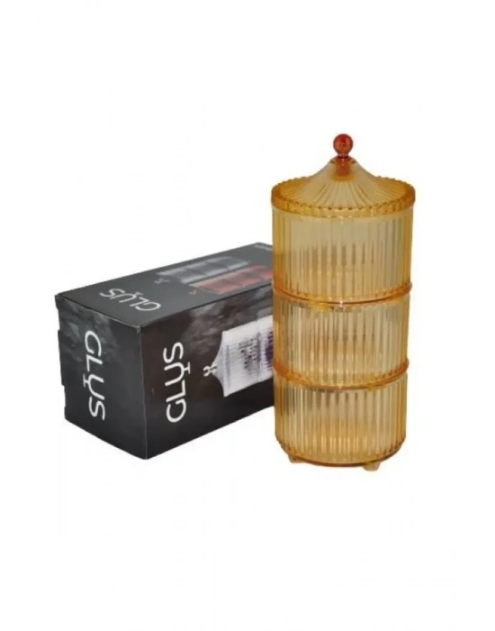 Lanus 3 Parça Small Küçük Drajelik Şekerlik Royaleks-EMN3448