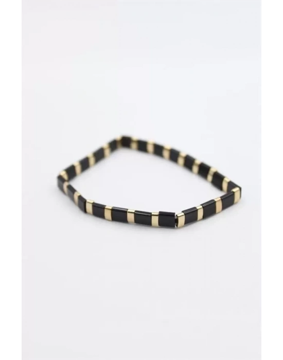 Lastikli Bileklik - Siyah