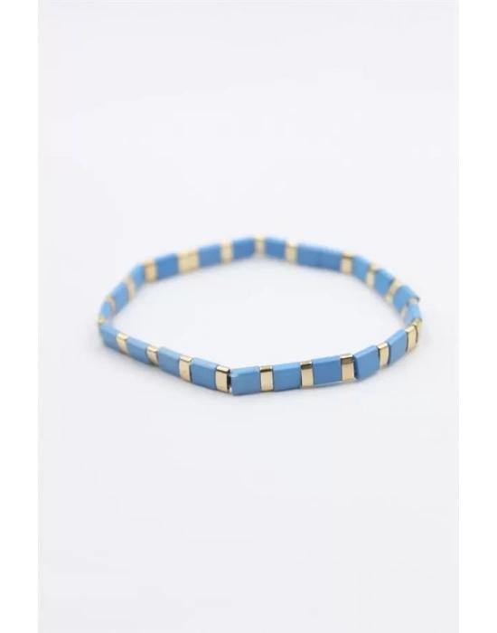 Lastikli Bileklik - Turkuaz