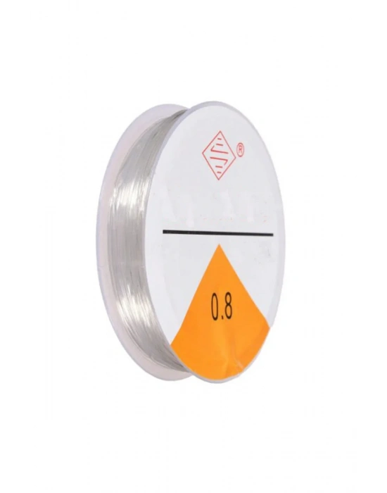 Lastikli Misina Bileklik İpi 0,8 mm 5 mt