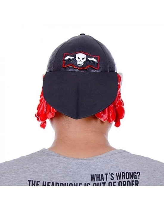 Lateks Şapkalı Gözlüklü Beyaz Maske