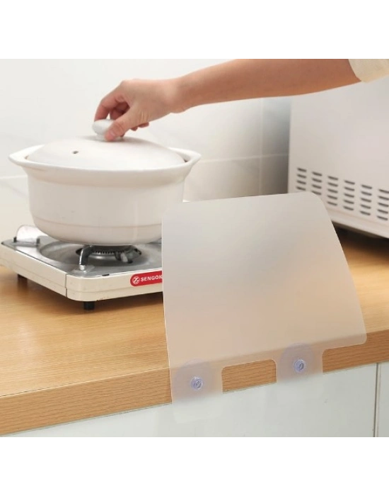 Lavabo ve Ocak Sıçrama Önleyici Vantuzlu Kalkan