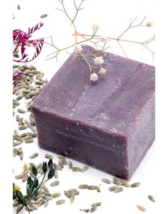Lavanta Sabunu Hatay El Yapımı %100 Organik Doğal Sabun 1 Kalıp 130 Gram