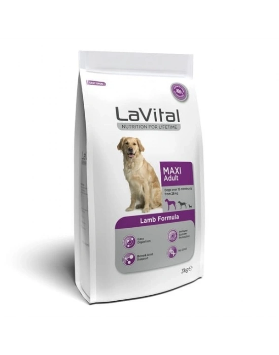 Lavital Büyük Irk Kuzu Etli Yetişkin Köpek Maması 3 Kg