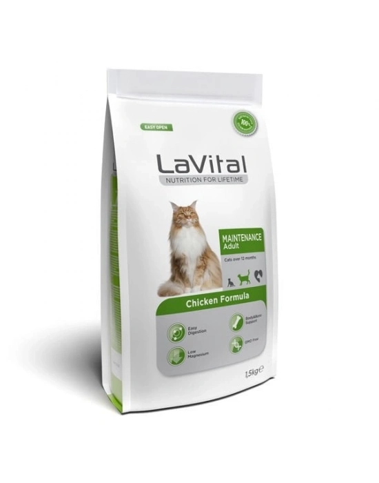 Lavital Maintenance Tavuklu Yetişkin Kedi Maması 1.5 Kg
