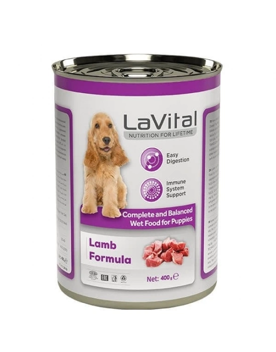 Lavital Puppy Kuzulu Bağışıklık Sistemi Destekleyici Yavru Köpek Konservesi 1 Adet 400 Gr