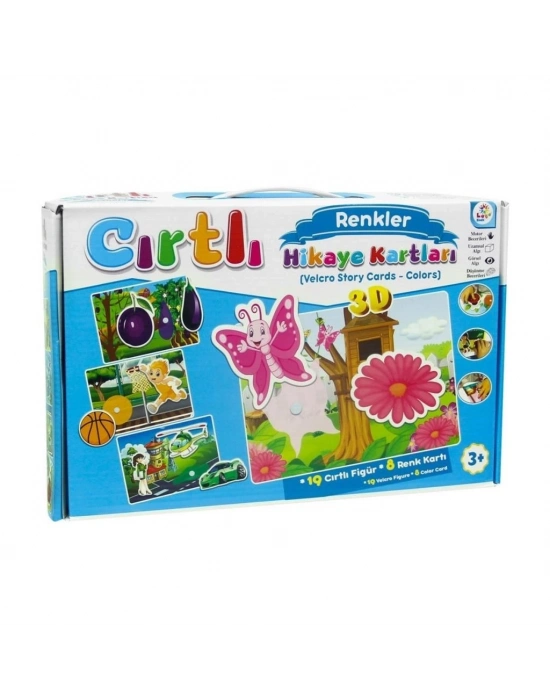 ® LC7207 Laço, Cırtlı Hikaye Kartları Renkler