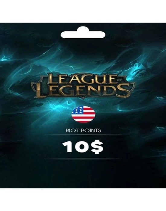 League of Legends 10 USD Gift Card USA