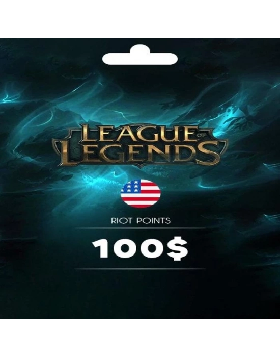 League of Legends 100 USD Gift Card USA