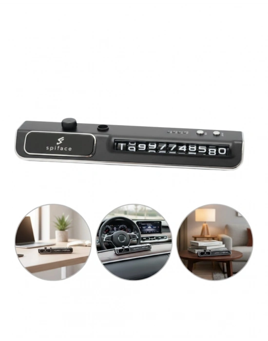 ® LED Aydınlatmalı Araç Park Numarası Bildirim Cihazı 3 Seviyeli Nemlendirici Özellikli