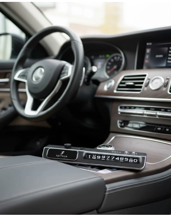 ® LED Ekranlı Nemlendirici Araç Park İletişim Numarası Gösterici