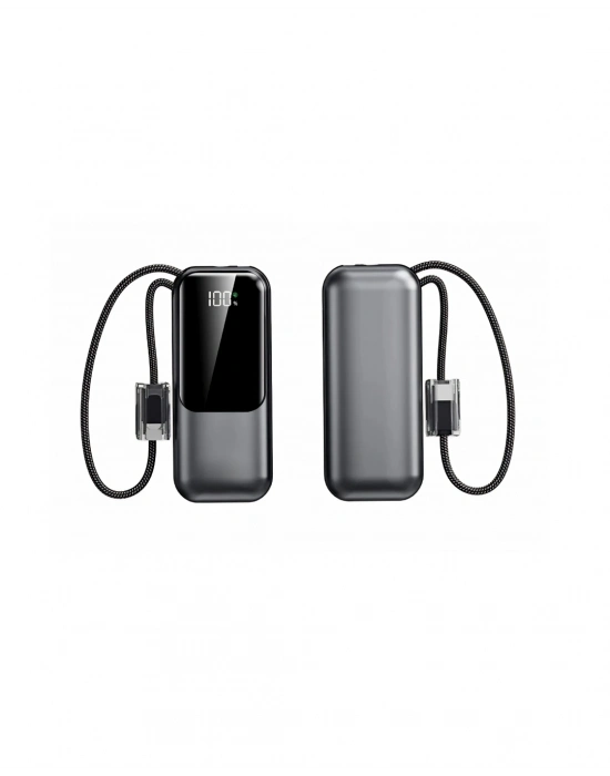 LED Ekranlı Süper Fast Charge Özellikli Mini Powerbank