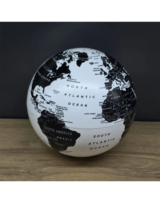 LED Işıklı 360 Derece Dönen Dünya Küresi