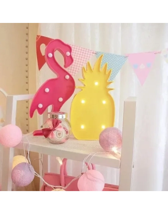 Led Işıklı Ananas Gece Lambası