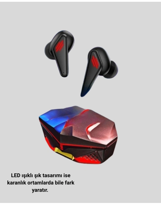 LED Işıklı Bluetooth Kulaklık 3D Ses ve Güçlü Bas