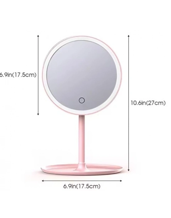 ® Led Işıklı Dokunmatik Makyaj Aynası 3 Kademeli Işık Ayarlı