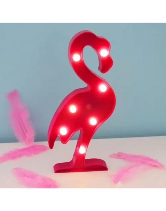 Led Işıklı Flamingo Gece Lambası