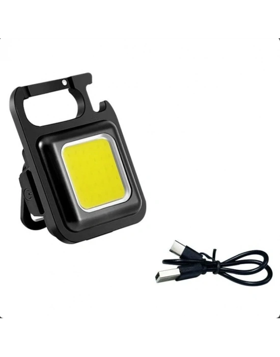 Led Işıklı Flash Özellikli 4 Modlu  Anahtarlık El Feneri