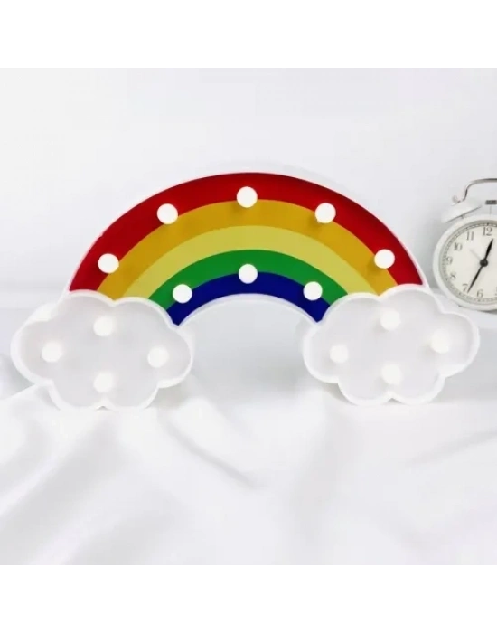 Led Işıklı Gökkuşağı Gece Lambası