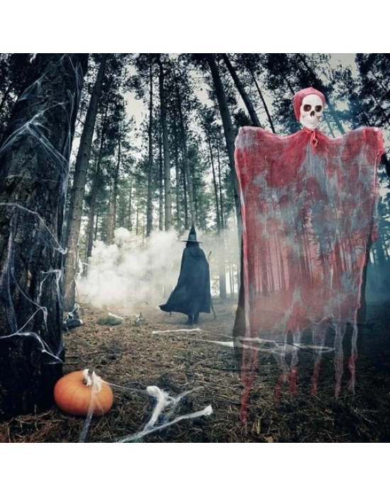 LED IŞIKLI KAHKAHA ATAN SESLİ SENSÖRLÜ KURU KAFA