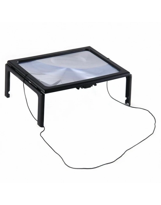 Led Işıklı Kitap  Okuma Büyüteç