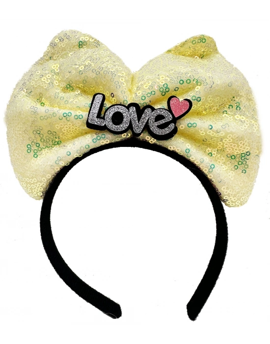 Led Işıklı Love Yazılı Fiyonk Taç