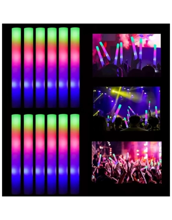 Led Işıklı Rengarenk Sünger Parti Çubuğu