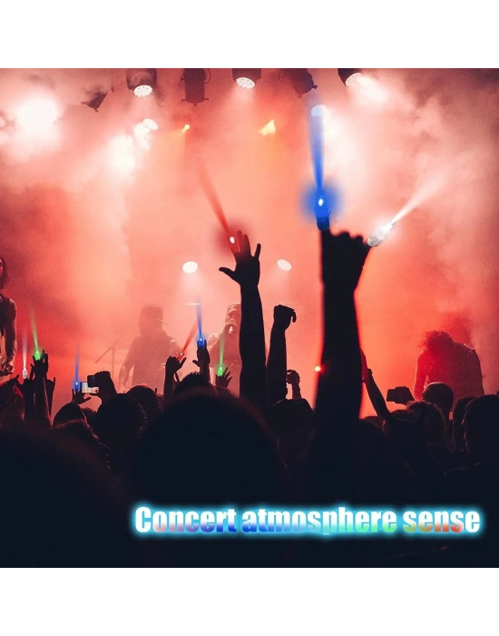 Led Işıklı Renkli Püsküllü Parmak Işığı 4 Renk 4 Adet