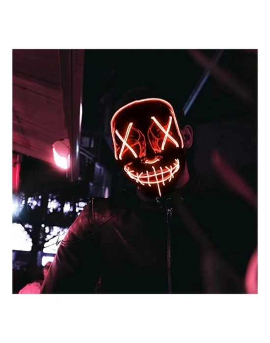 LED Işıklı Turuncu Maske