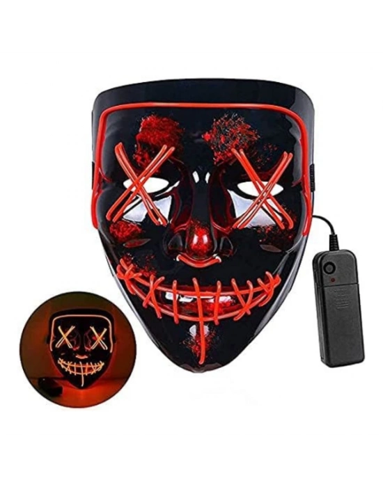 LED Işıklı Turuncu Maske