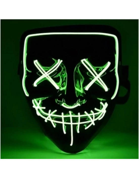 LED Işıklı Yeşil Maske