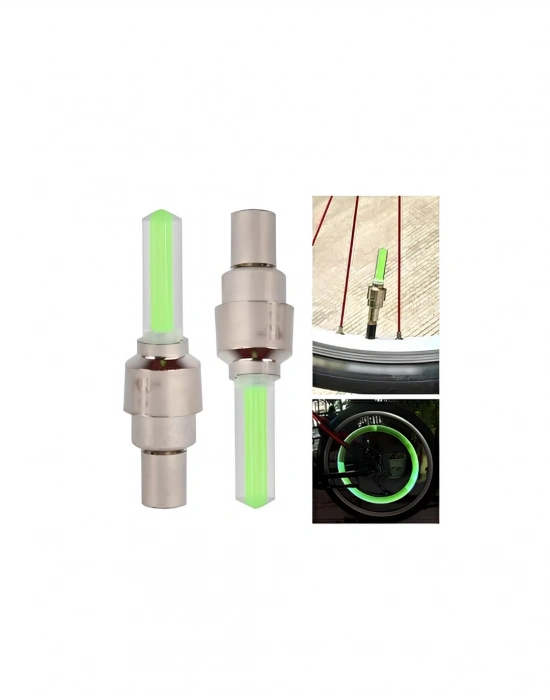 LED Sibop Lambası Bisiklet Motor Araba Jant Işığı 2li Set