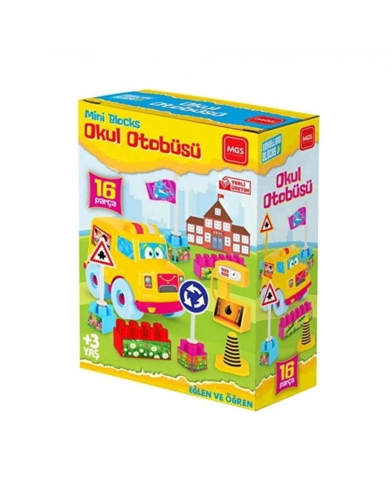 Lego Okul Otobüsü Seti 16 Parça - URT-10-3597