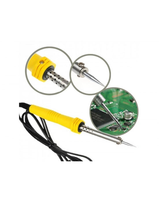 Lehim Havya 40w - Kalem Havya -  Değiştirilebilir Uç Tüp - Tel Set