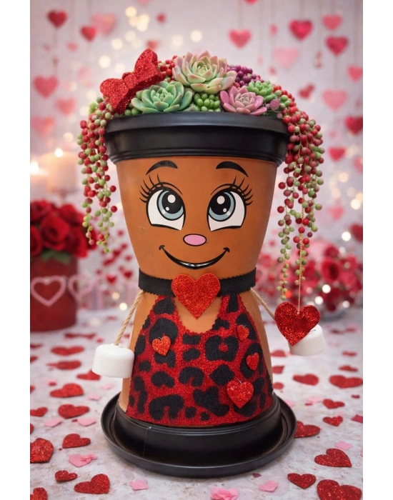 ® LEO Hanım Dekoratif Saksı 1,7 Litre