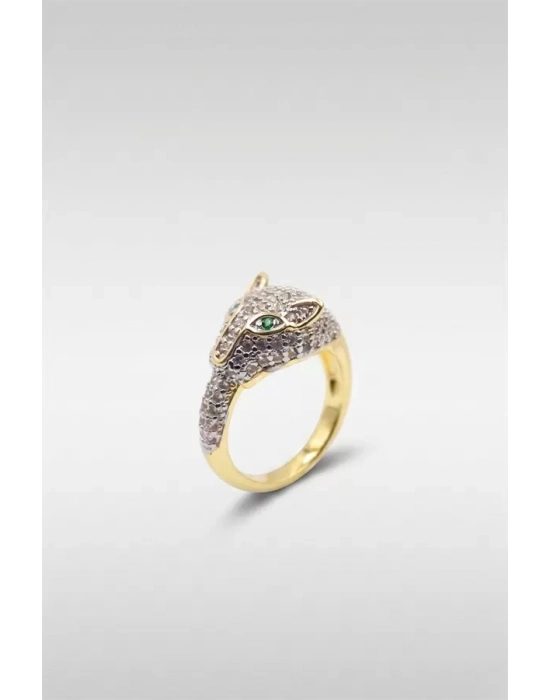 Leopar Yüzük - Altın