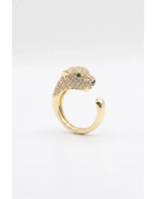 Leopar Yüzük - Altın