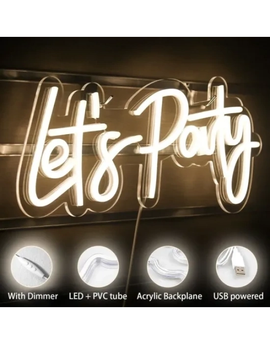 Lets Party Neon Led Tabela