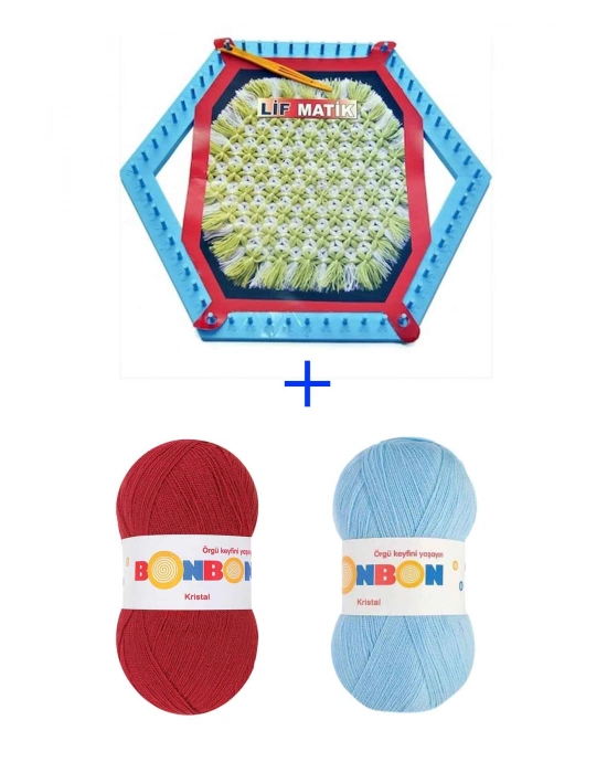 Lifmatik Lif Örme Seti Dokuma Tezgahı ve Lif İpi S8