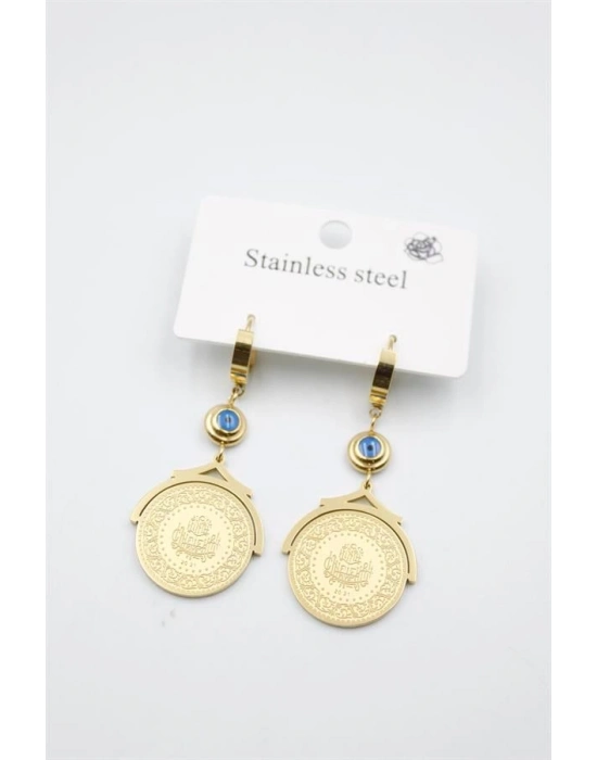 Lira Nazar Küpe - Altın