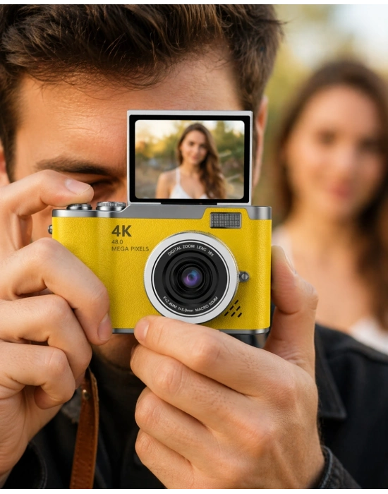LK007 FOTOĞRAF MAKİNESİ SARI