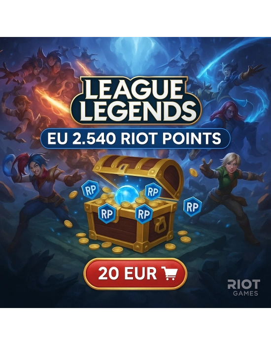 LoL 2540 RP EU West 20 EUR