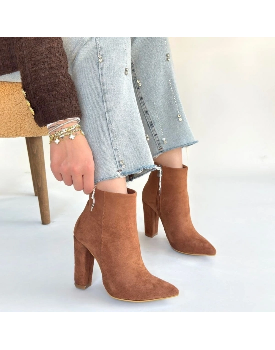 Loora Vizon Süet Topuklu Bot