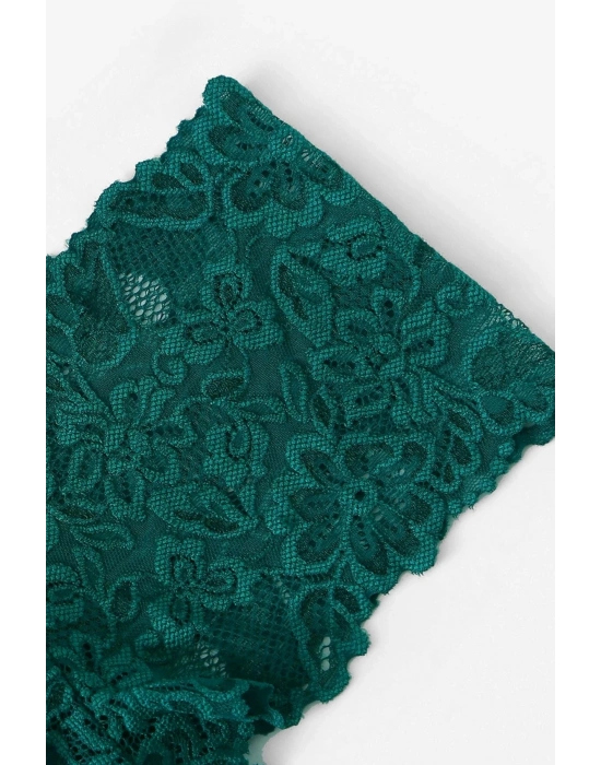 Kadın Yeşil Özel Şık Sütyen Külot Takımı