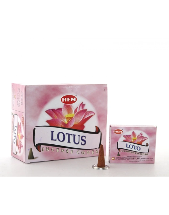 Lotus Aromalı Konik Tütsü