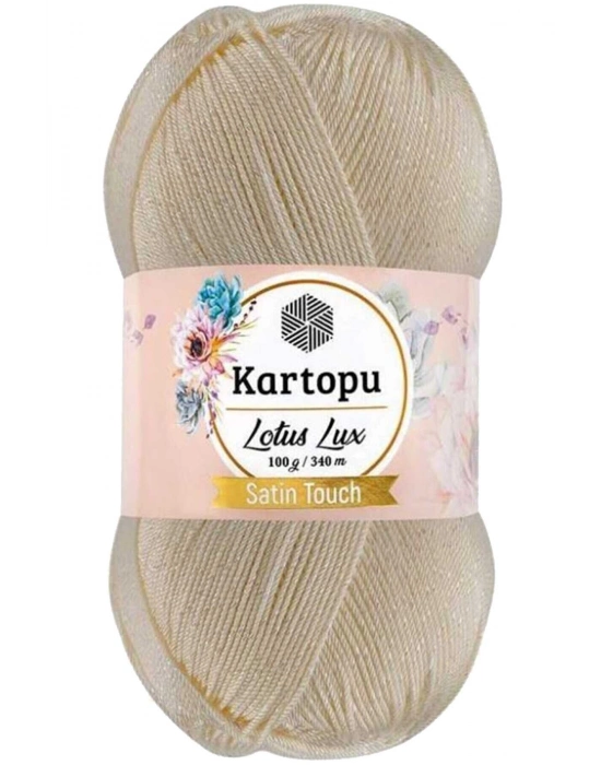 Lotus Lux Bikini Büstiyer Bluz Simli Örgü İpi K025 Krem