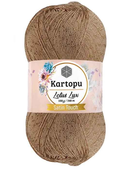 Lotus Lux Bikini Büstiyer Bluz Simli Örgü İpi K837 Ten