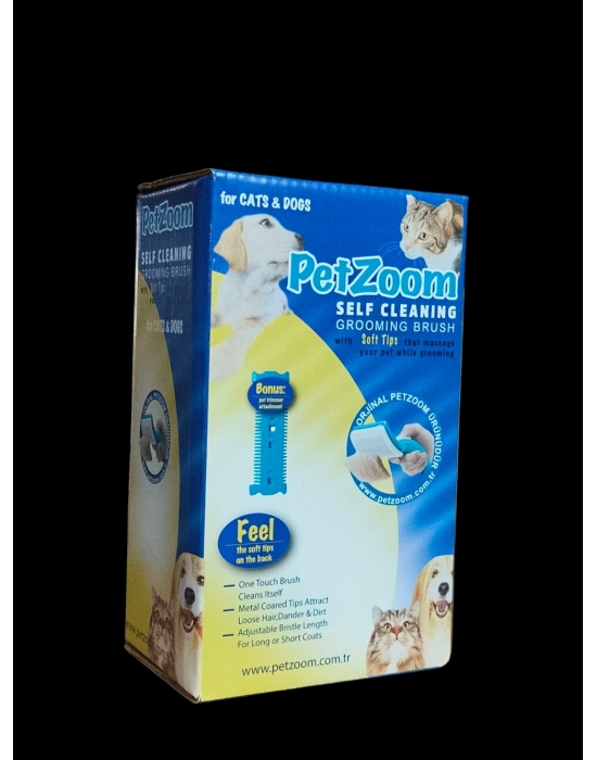 Lüks Basmalı Kedi Köpek Tarağı – Tüy Toplama ve Temizleme, Ergonomik, Kolay Kullanım